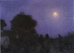 Christ and His Disciples on the Bethany Road, Henry Ossawa Tanner